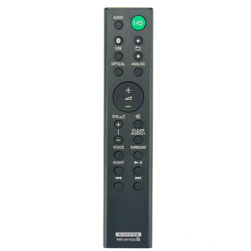 Beyution New RMT-AH103U RMTAH103U Remote Control Compatible with Sony Sound Bar AV Speaker System HT-CT80 HT-CT80BT SA-CT80 HTCT80 HTCT80BT SACT80 (1-493-030-11) (149303011) - Image 1